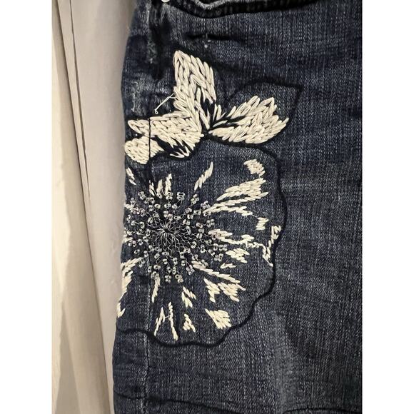 anthropologie pilcro and the letterpress Slim Boyfriend Denim Shorts Sz 26 Boho - Picture 4 of 12